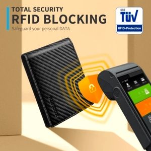 Runbox Slim RFID Blocking Security Black Wallet NIB